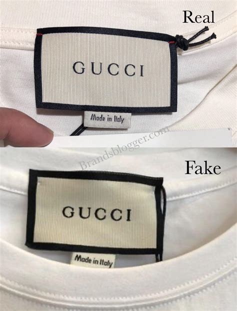 gucci print shirt replica|how to check gucci t shirt.